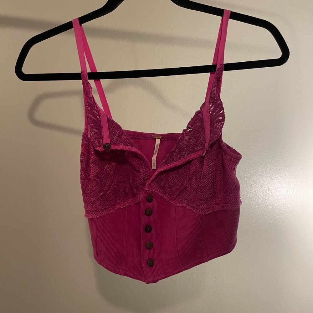 FREE PEOPLE, lace cami